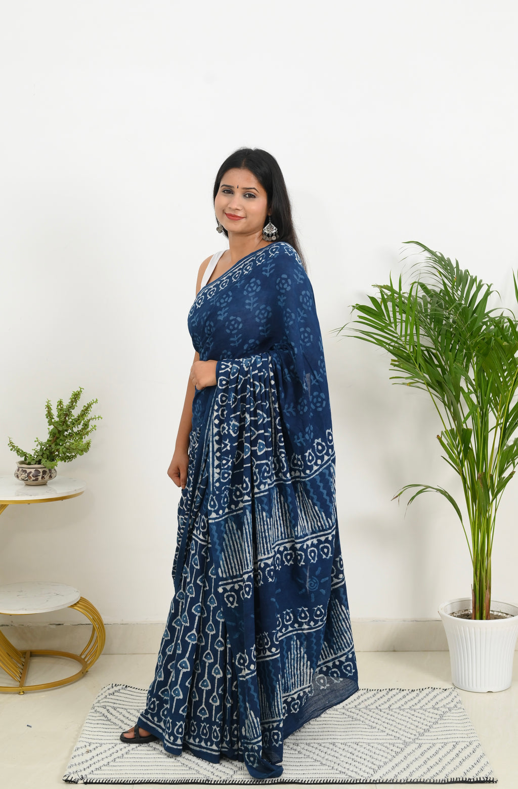 Mulmul Saree - The Blue Hour