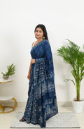 Mulmul Saree - The Blue Hour