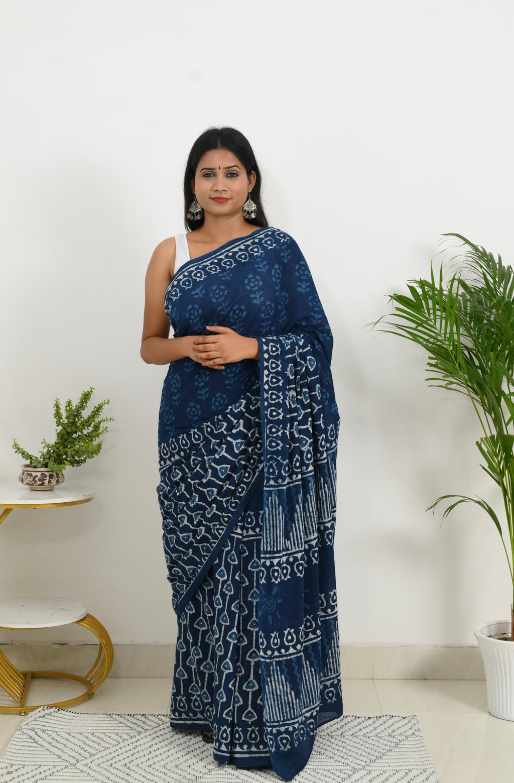 Mulmul Saree - The Blue Hour
