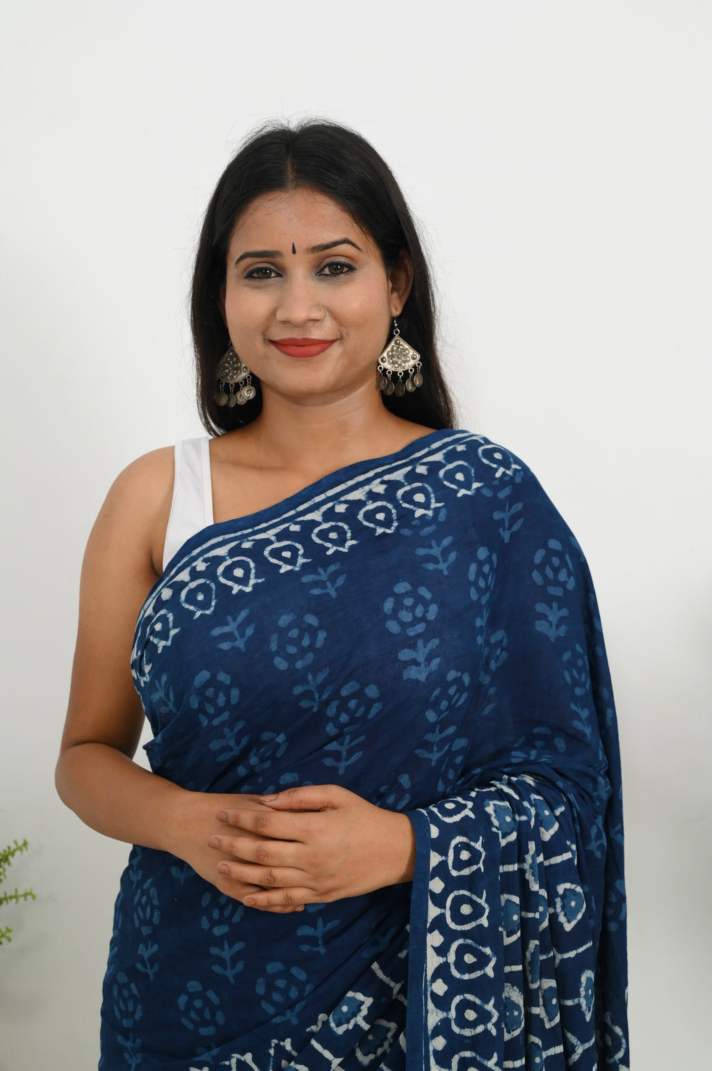 Mulmul Saree - The Blue Hour