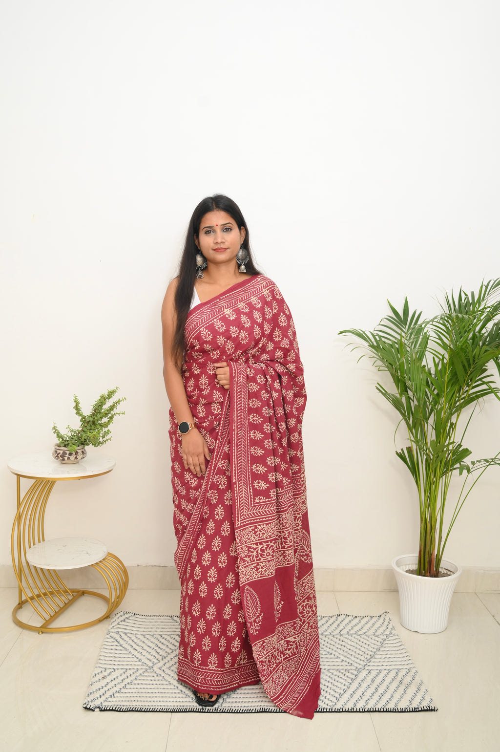 Mulmul Saree - Desi Bloom