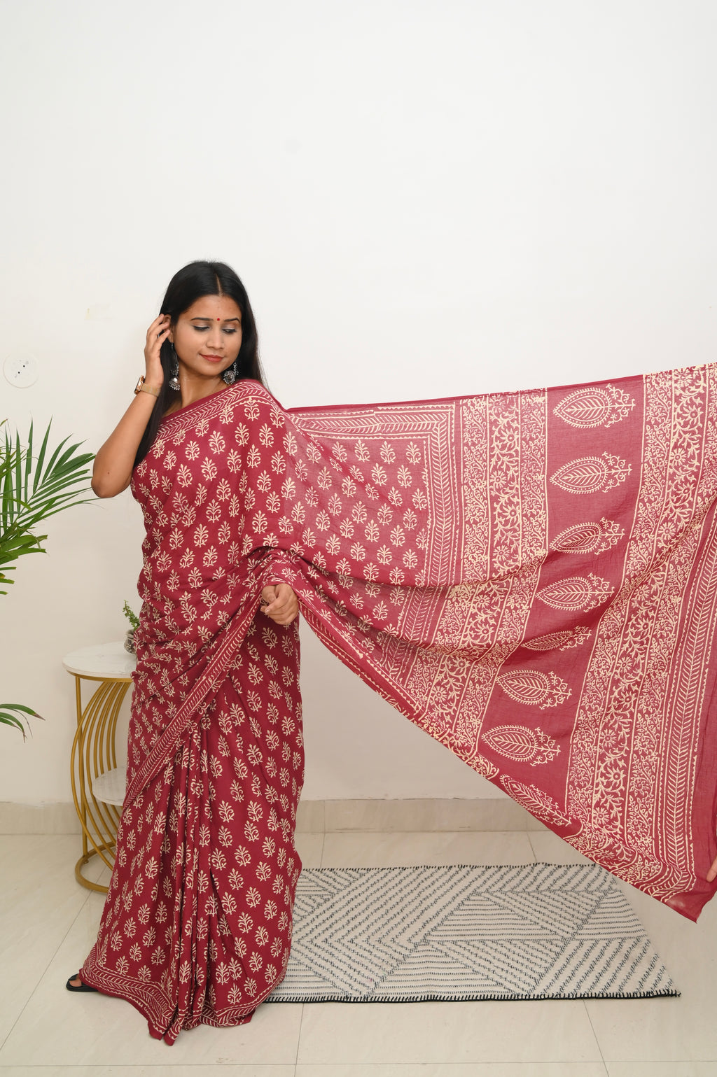Mulmul Saree - Desi Bloom