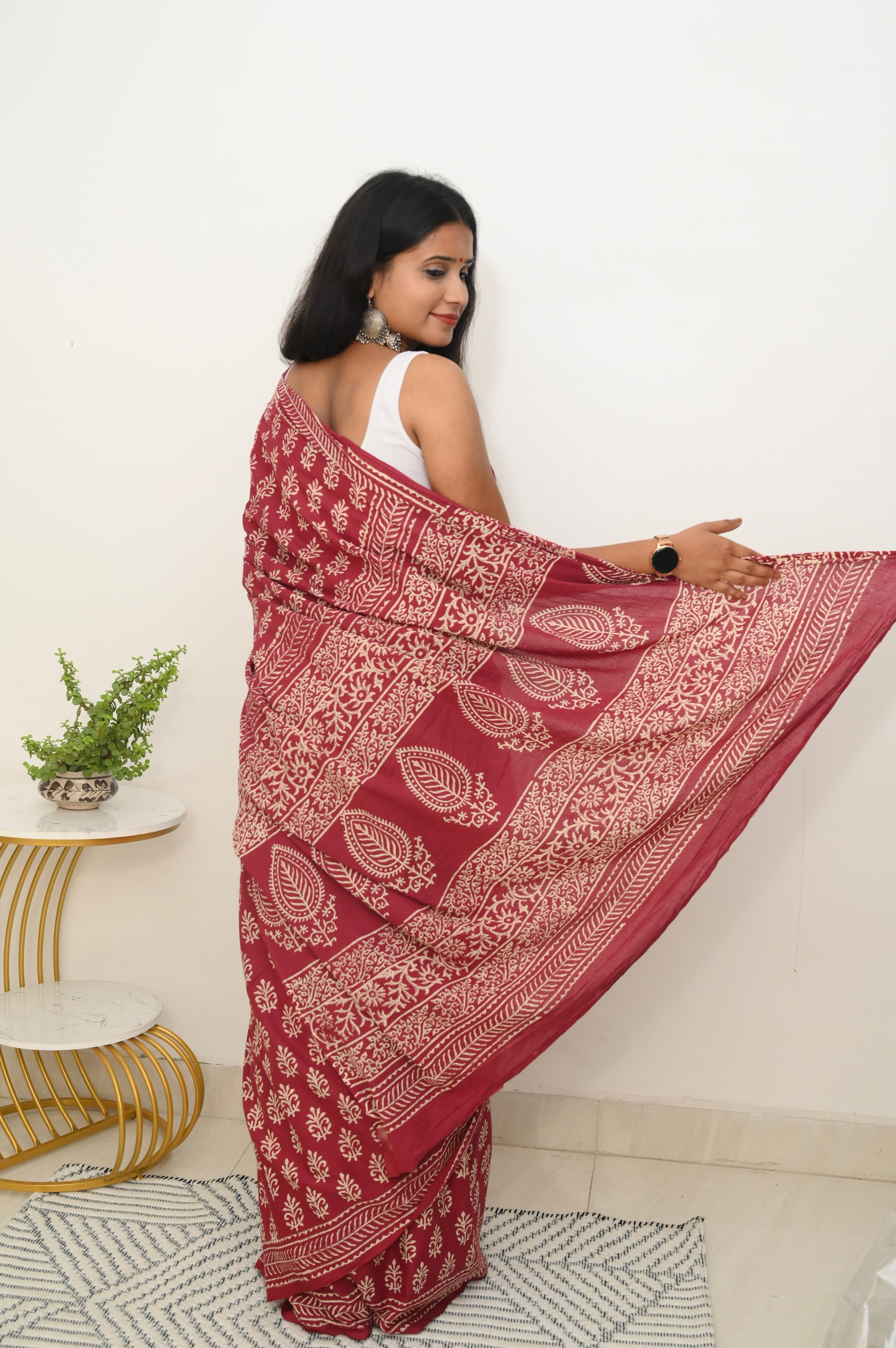 Mulmul Saree - Desi Bloom