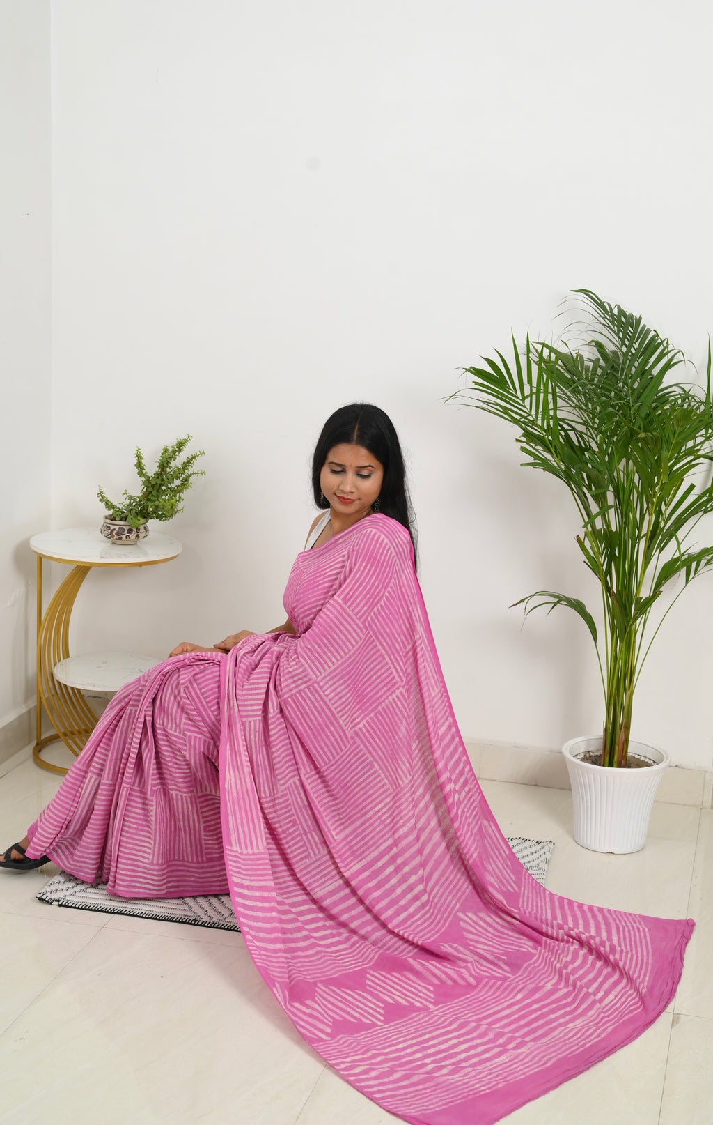 Mulmul Saree - Gulabi Nazar