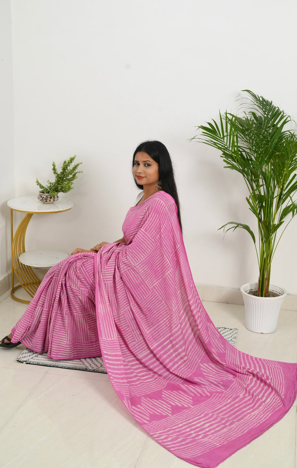 Mulmul Saree - Gulabi Nazar