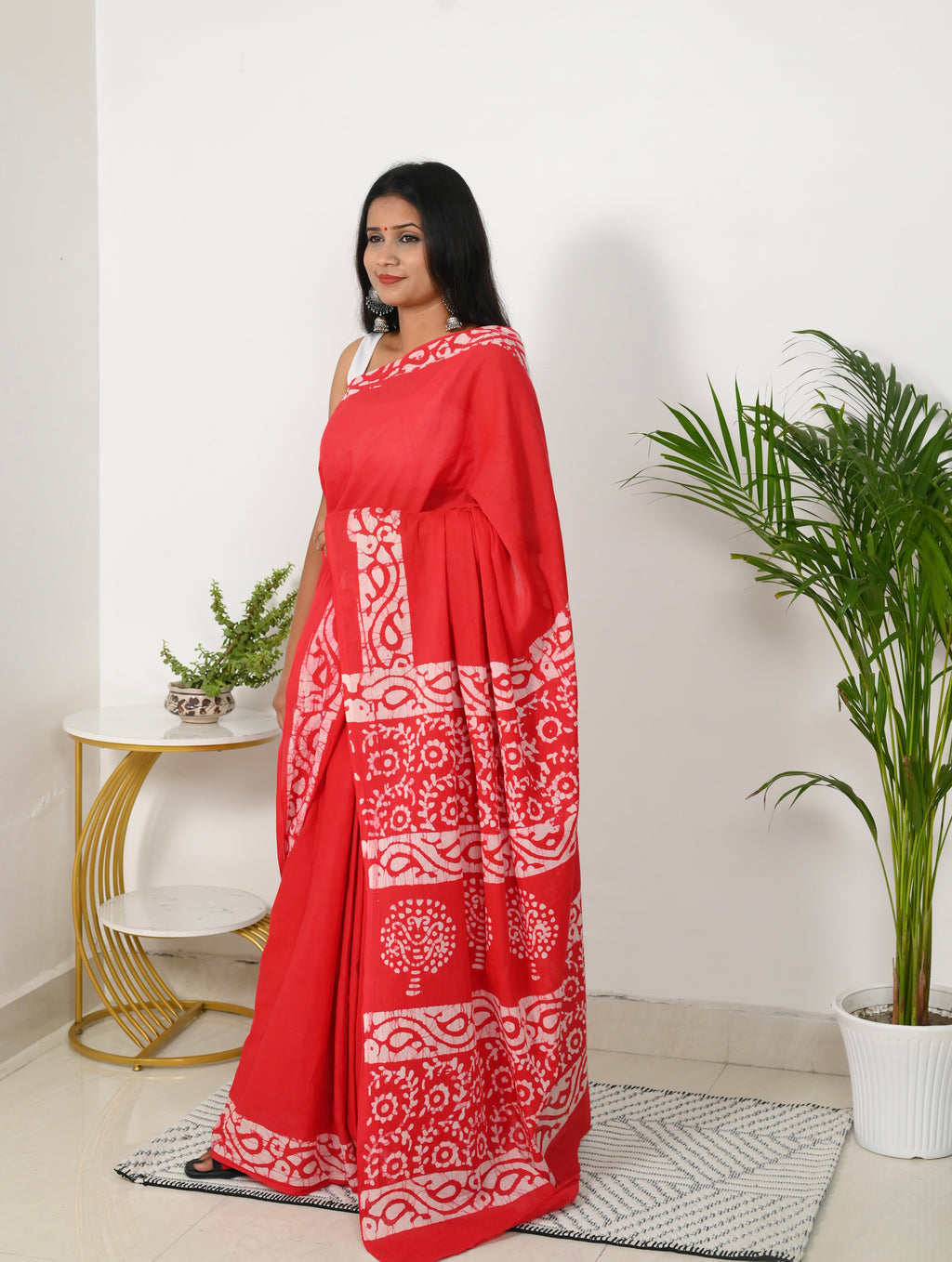 Mulmul Saree - Surkh Dil