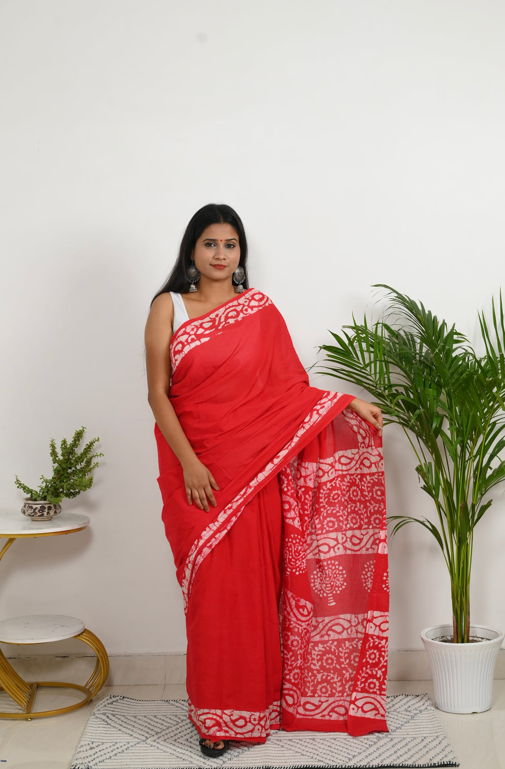 Mulmul Saree - Surkh Dil