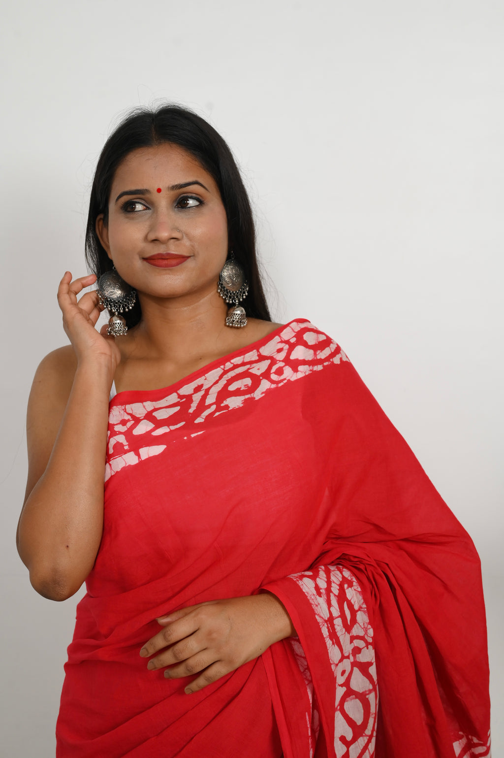 Mulmul Saree - Surkh Dil