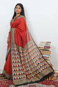 Chanderi Saree - Trikonika