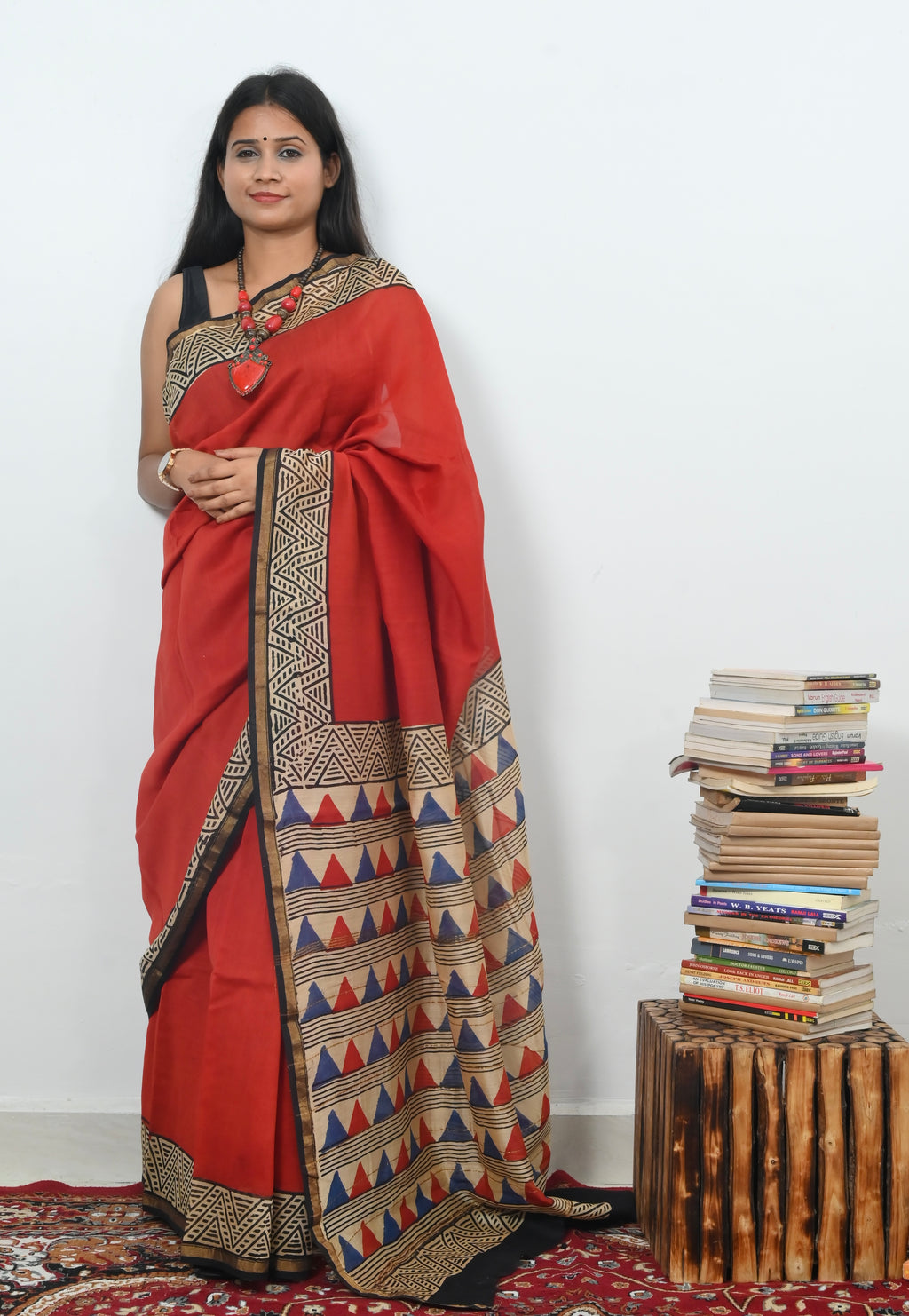 Chanderi Saree - Trikonika
